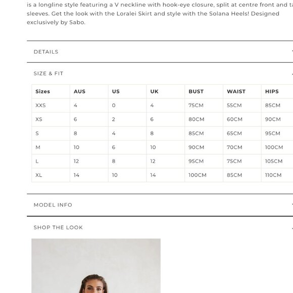 SABO Loralei Top - Peach Size US 6 (Medium) 100% cotton - Picture 2 of 11